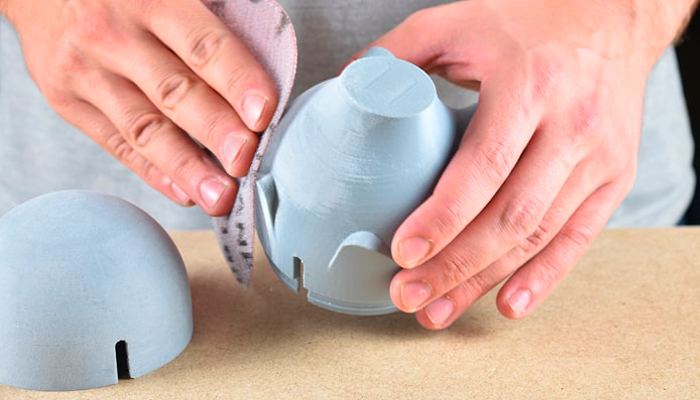 Sanding 3D Prints by Sandpaper