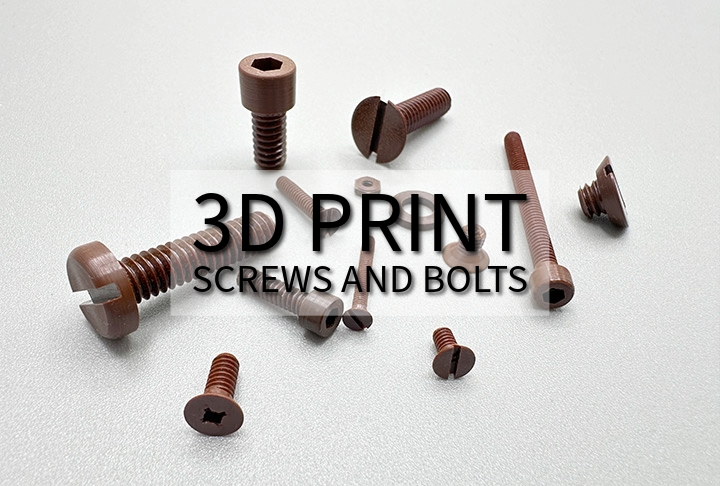 How to 3D Print Unbreakable Screws and Bolts?