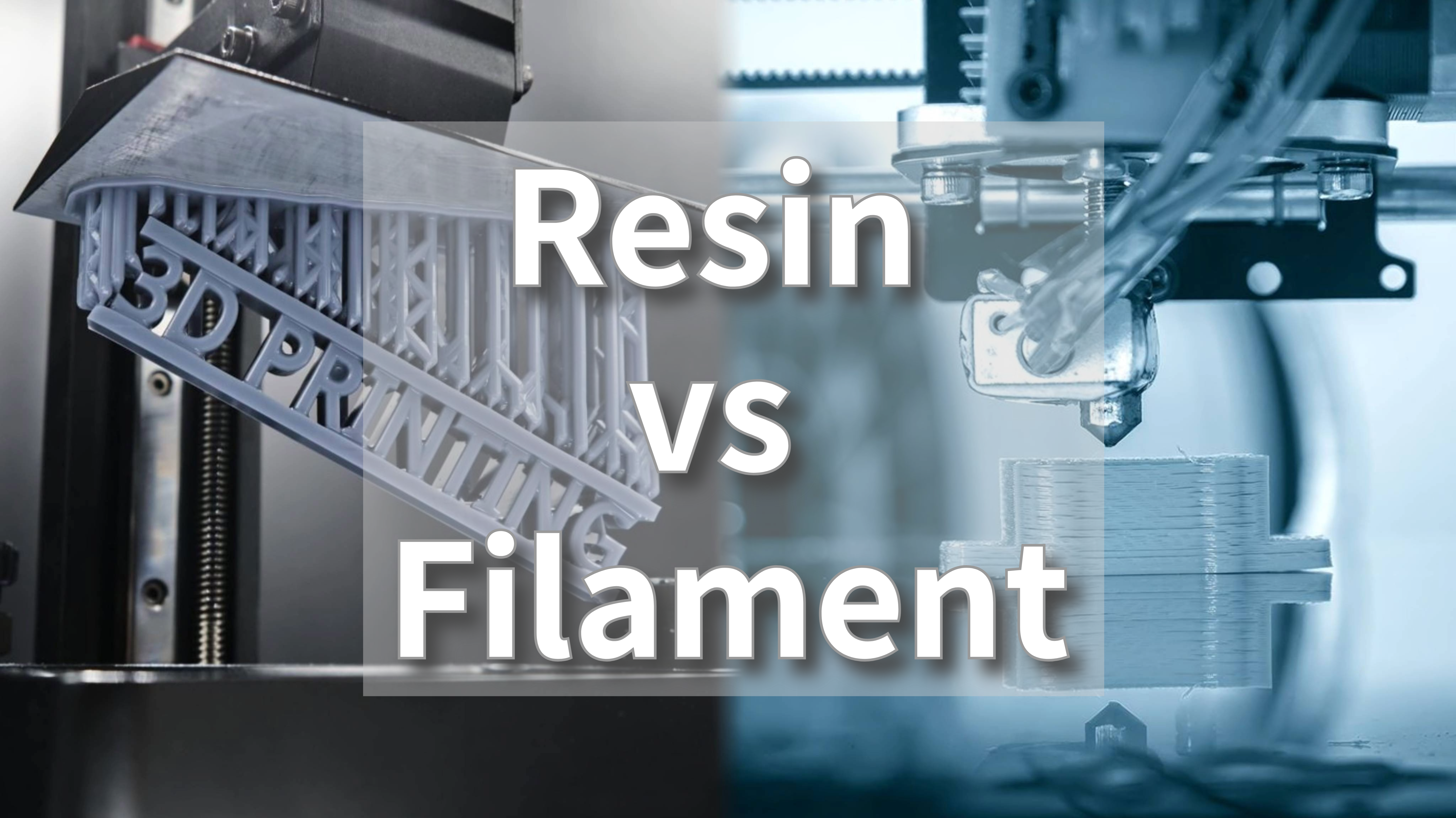 Resin vs. Filament: Choosing the Best 3D Printing Material