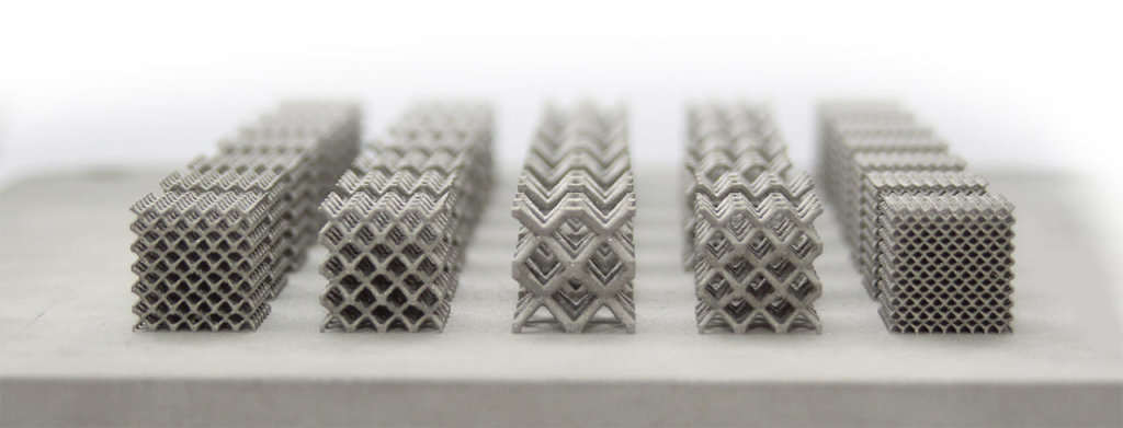 3D printed lattice structures