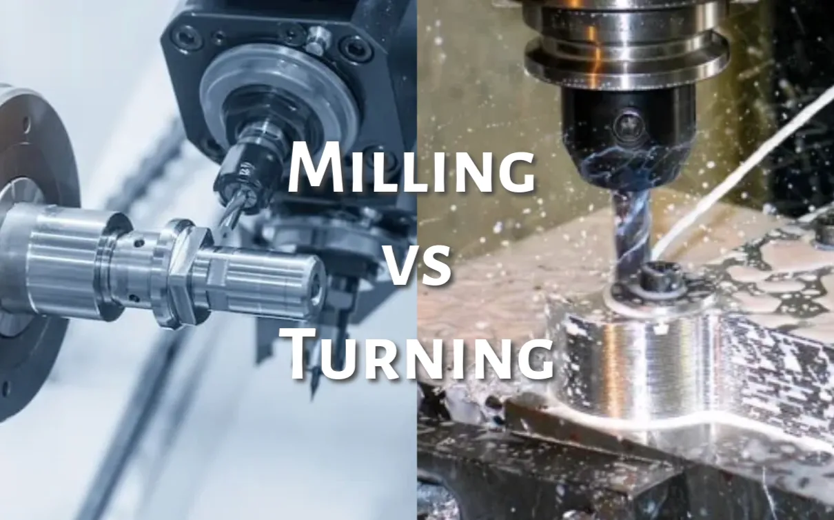 CNC Milling vs. Turning