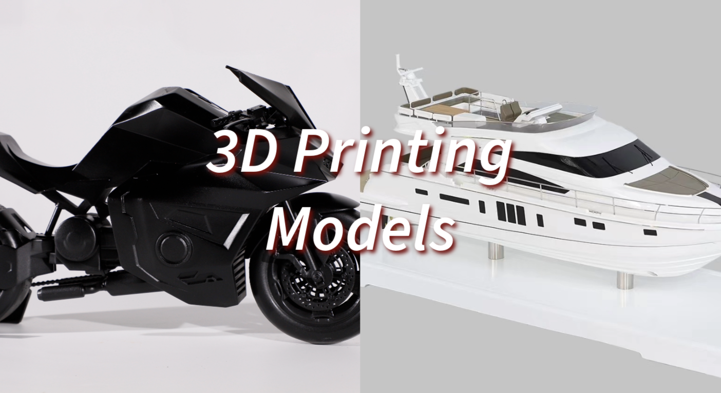 Unveiling Customized Model Automobiles, Motorcycles, Plane and Boats with 3D Printing