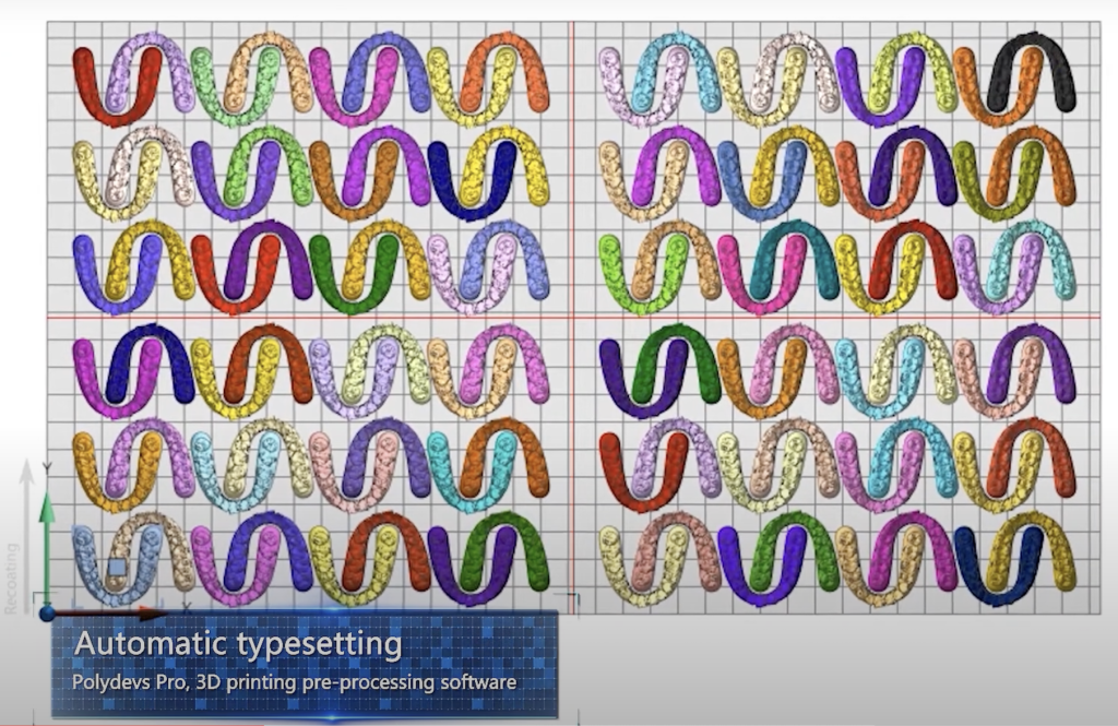 3D Dental Model in 3d printing software