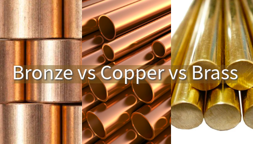 Bronz vs copper vs brass