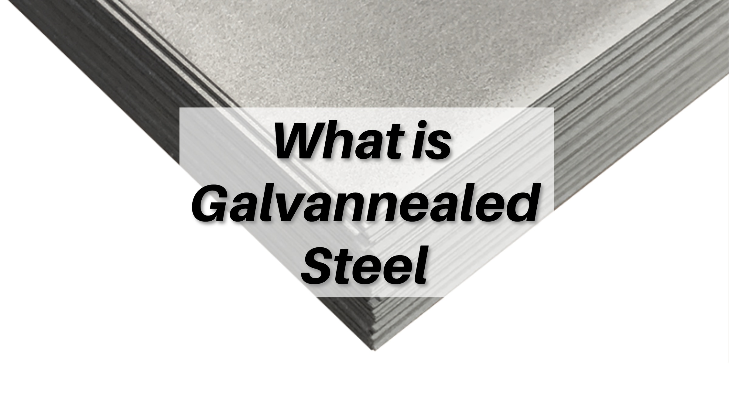 What is galvannealed steel