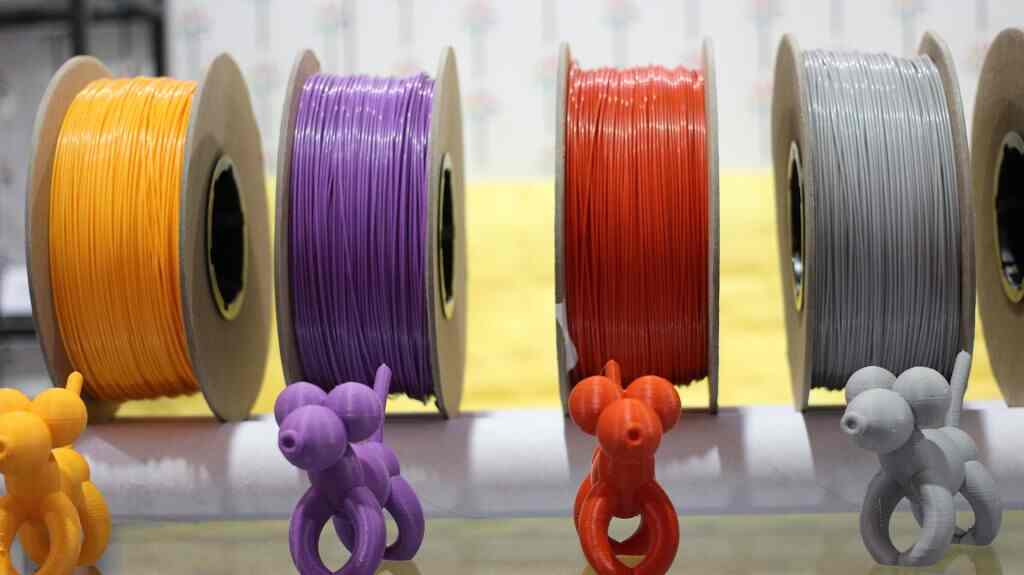 Colorful PLA Filaments for 3D Printing Creations