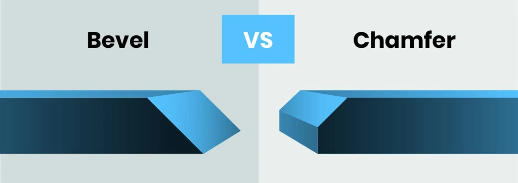 Bevel vs. Chamfer
