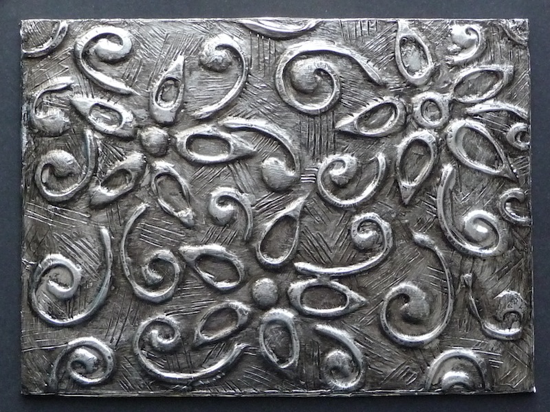 etching aluminum sculpture art