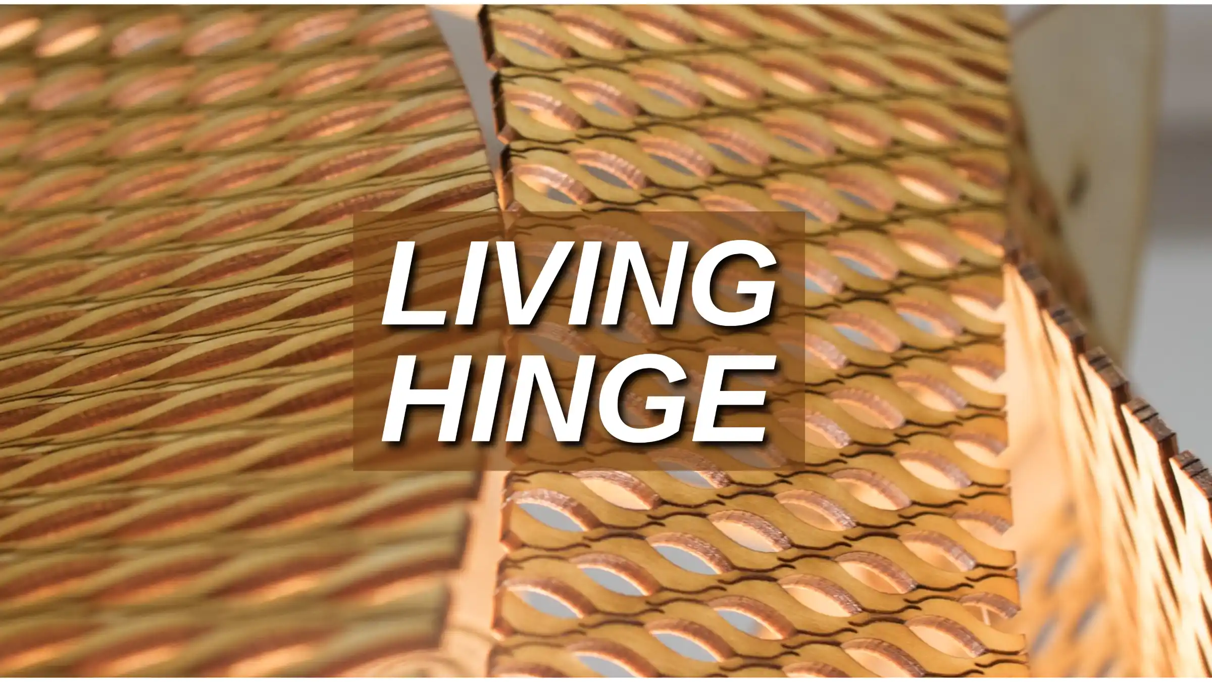 Living Hinge: Creating Flexible Parts