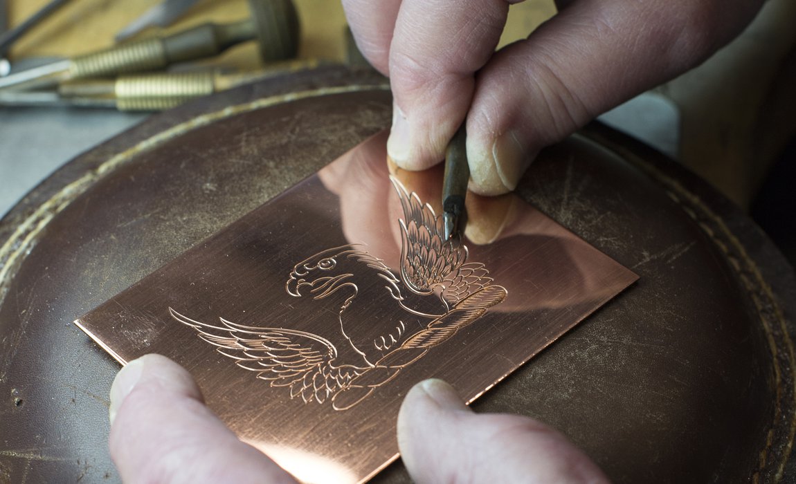 traditional engrave method