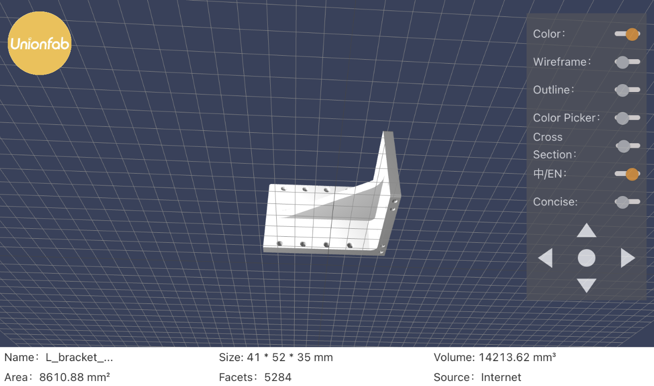 3D View of the Uploaded Model