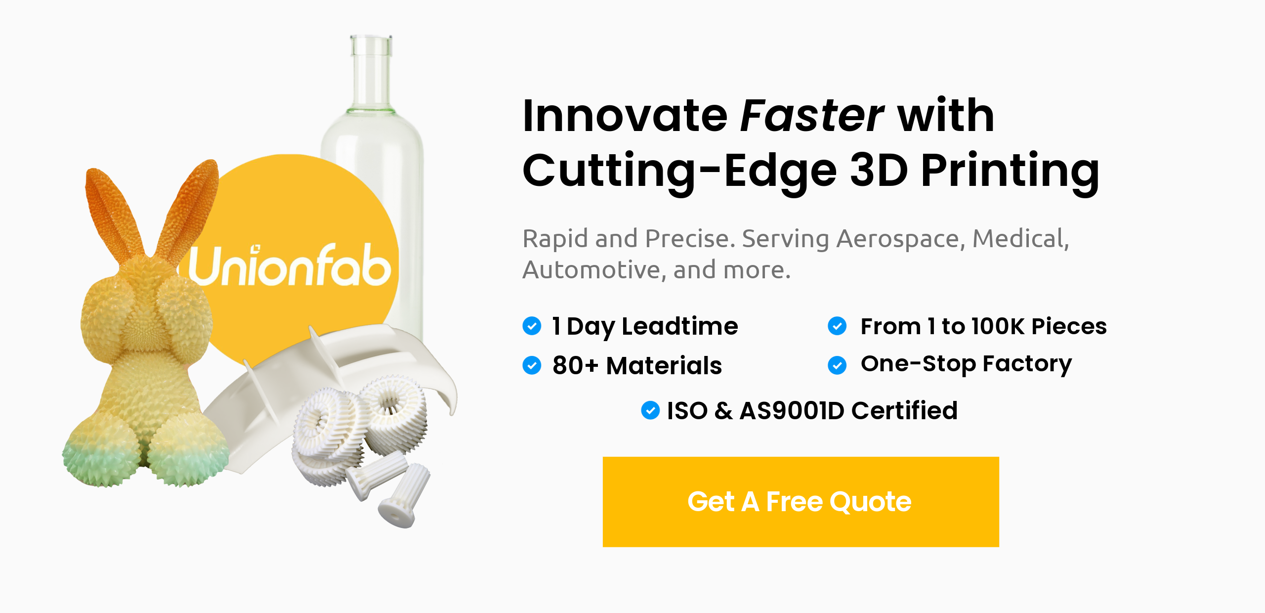 Unionfab nylon 3d printing quote