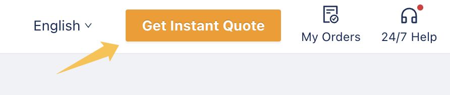 Click the “Get Instant Quote” button