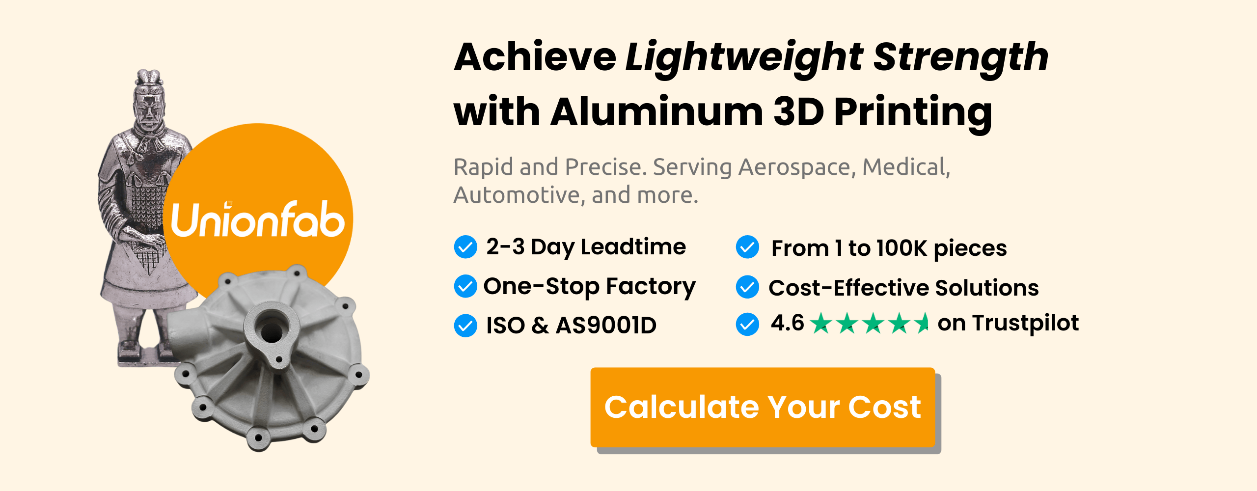 unionfab's online free cost calculator
