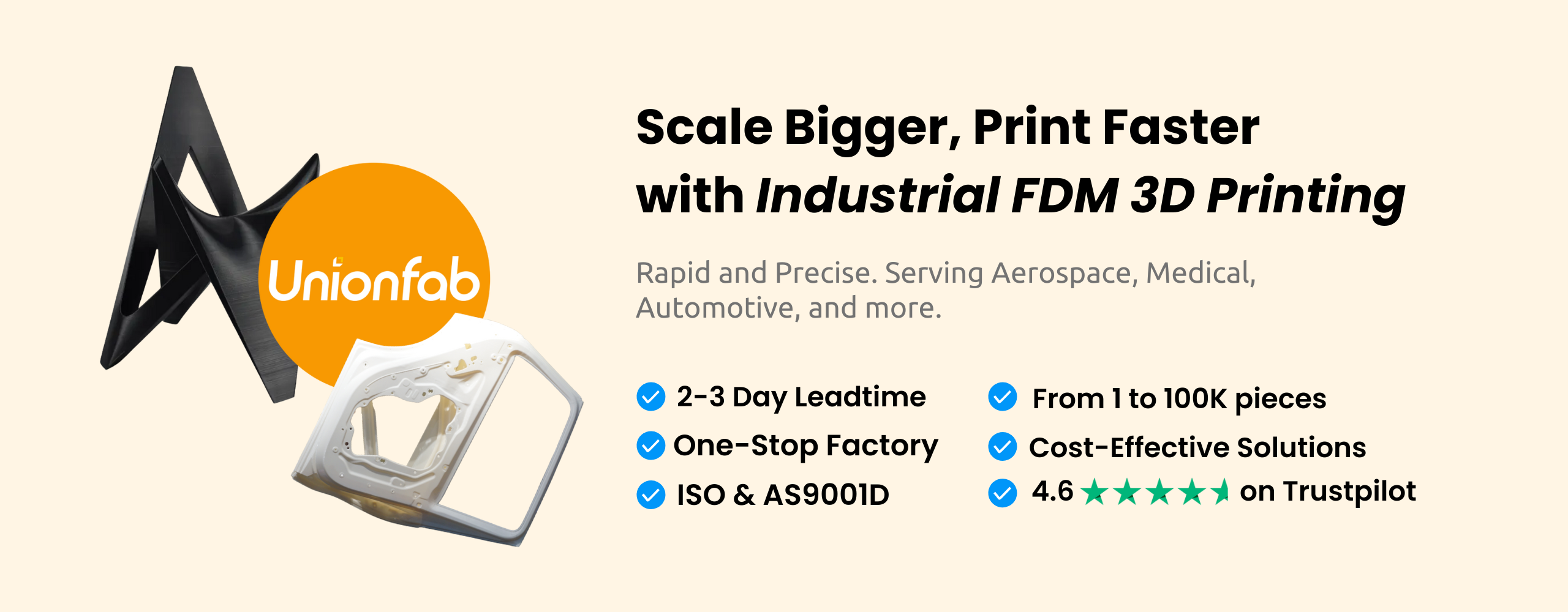 Unionfab FDM Banner