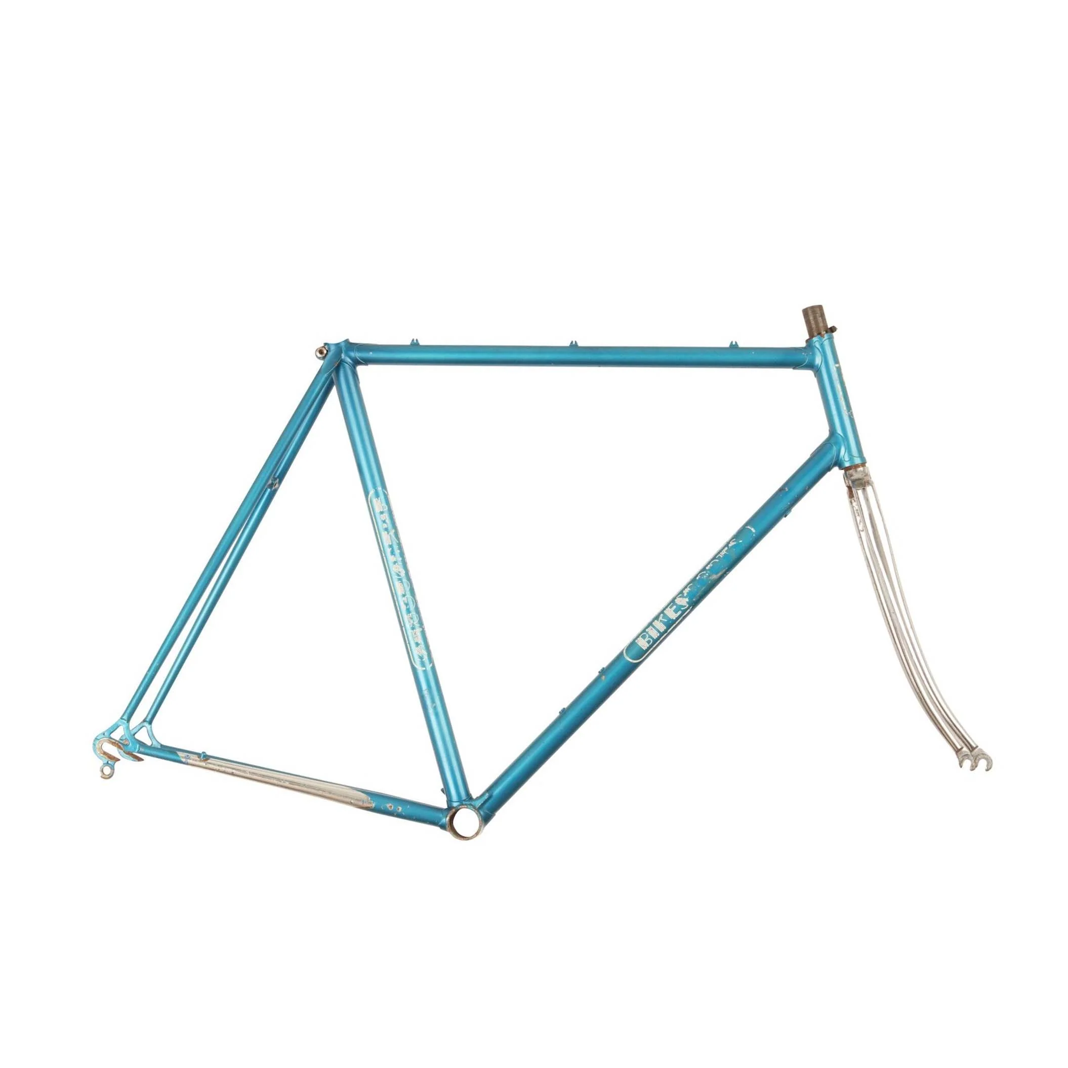 Steel bike frame