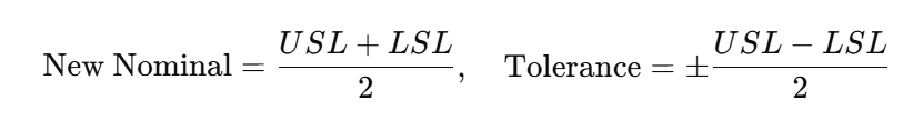 How to Convert Unilateral Tolerance to Bilateral Tolerance