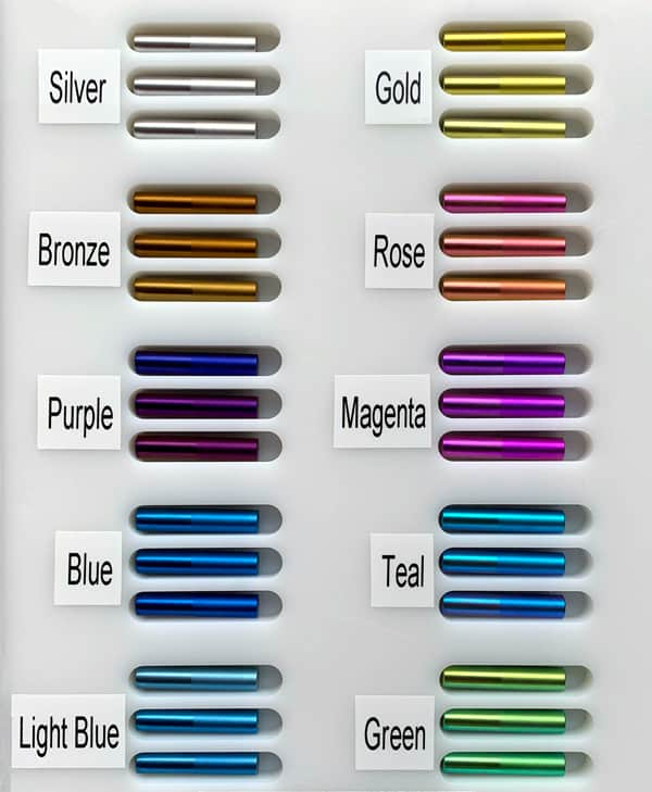 Titanium Color Chart