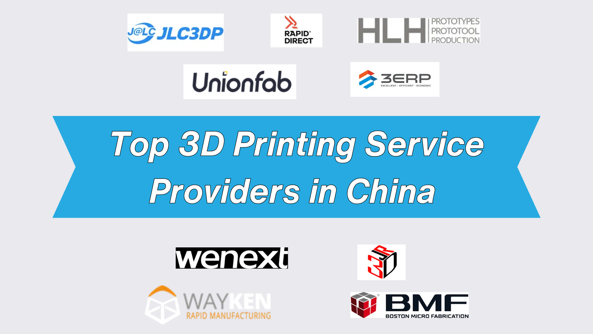 Top 3D Printing Service Providers in China (2025)