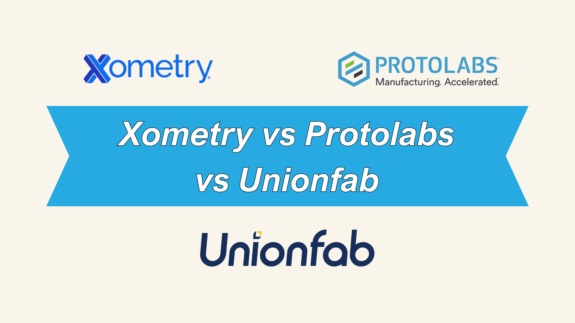 Xometry vs Protolabs vs Unionfab: Which Manufacturing Partner is Right for You?