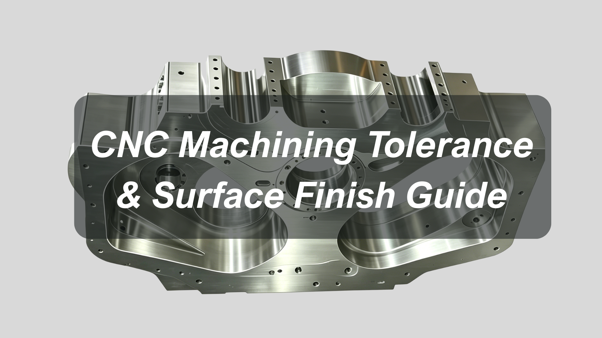 CNC Machining Tolerance & Surface Finish Guide